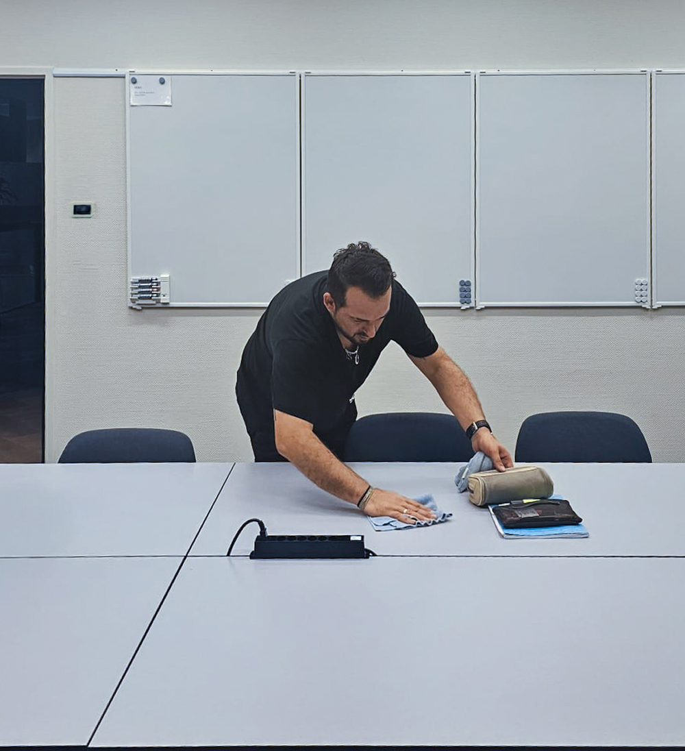 Unterhaltsreinigung für ein gepflegtes Arbeitsumfeld